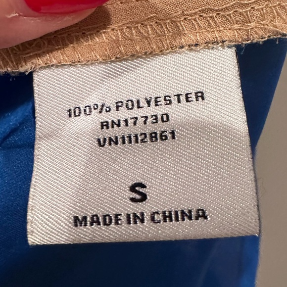 Tracy Reese Neiman Marcus for Target Blue Sequined Short Sleeve Top Size Small - Picture 3 of 4